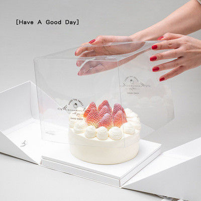4C Offset Printing Dessert Takeaway Boxes CMYK Color Elegant Food Packaging